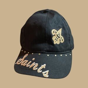 New Orleans Saints Bedazzled Hat